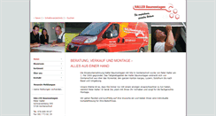 Desktop Screenshot of hallerbaumontagen.ch